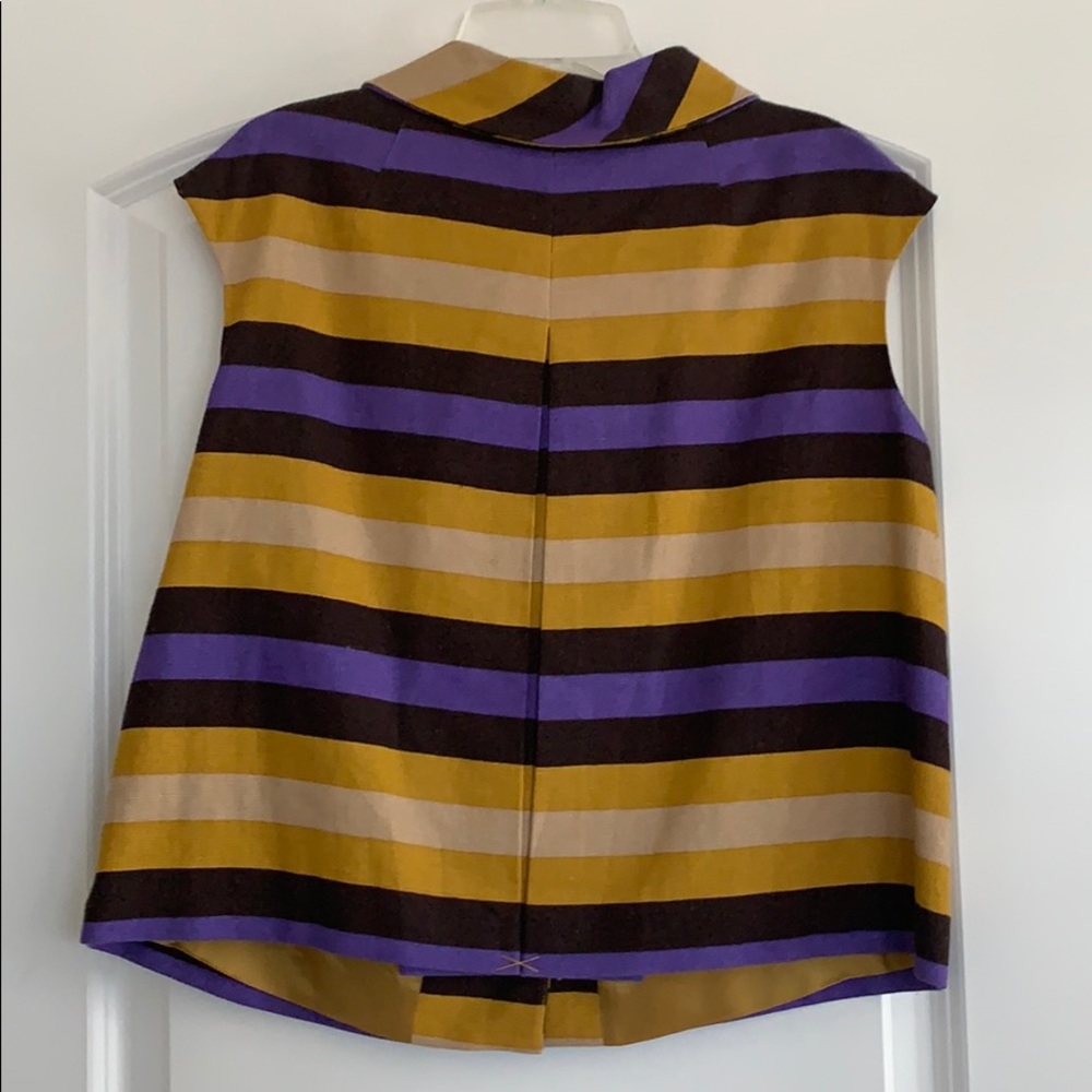 MICHAEL KORS - Multi Color Linen Top - Picture 6 of 8